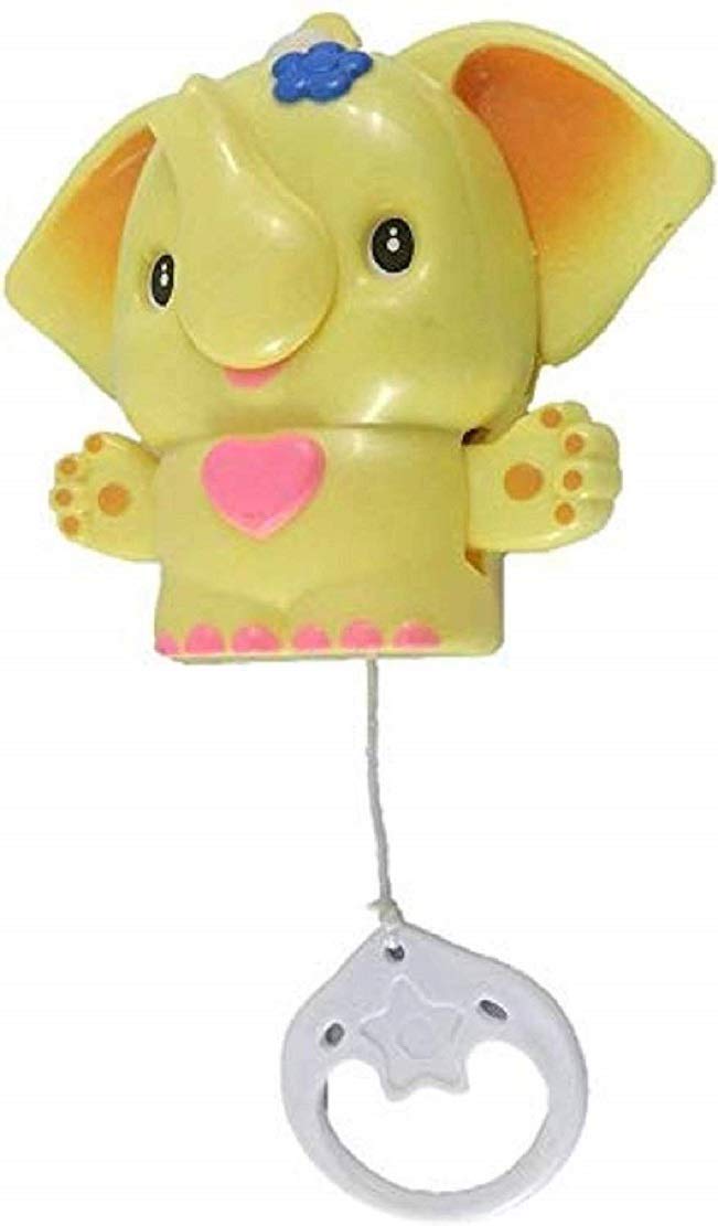 Hanging Elephant Musical Cradle Bell Toy with Sweet Sound for Babies